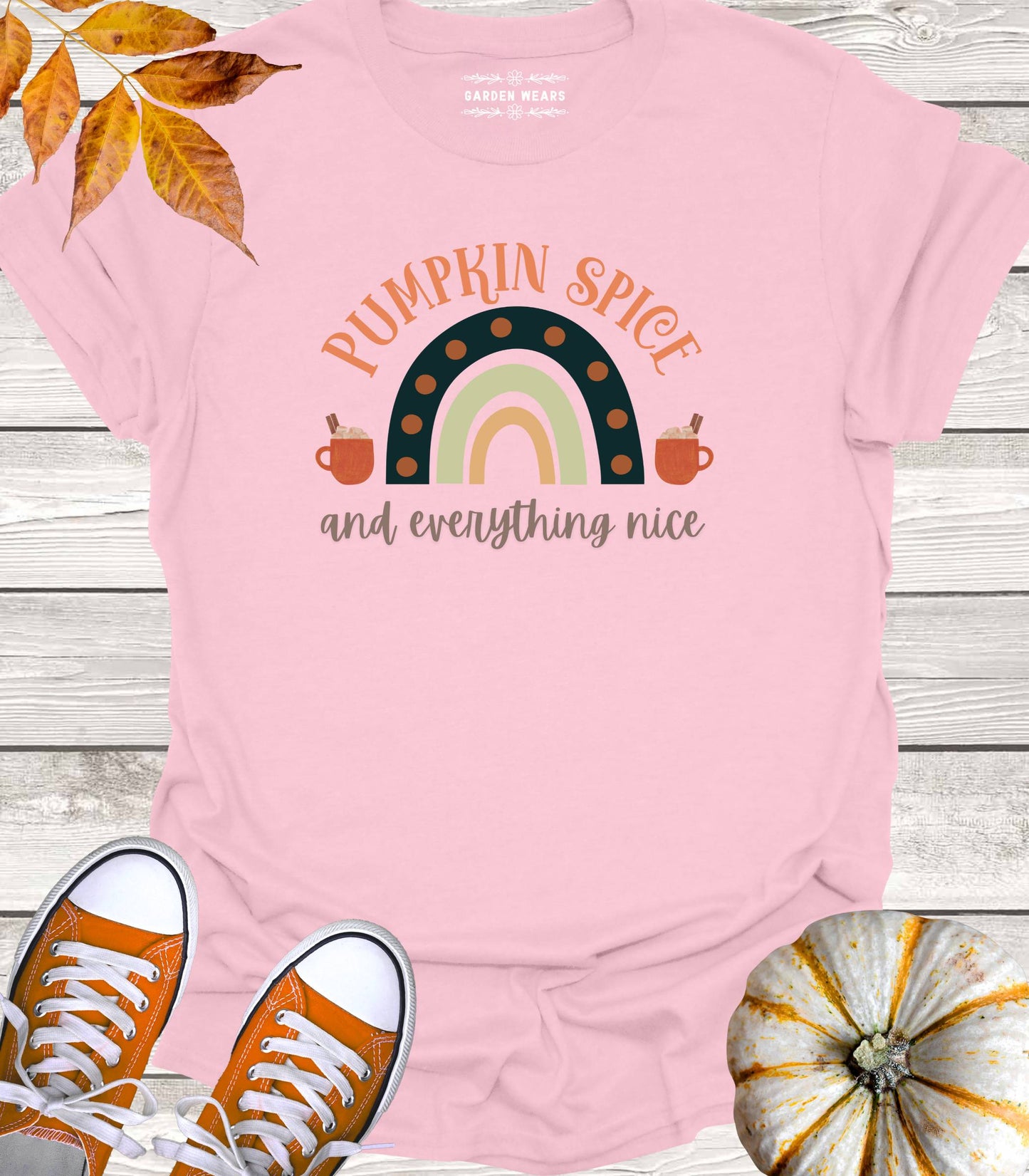 Unisex 100% Cotton T-shirt, Pumpkin Spice & Everything Nice