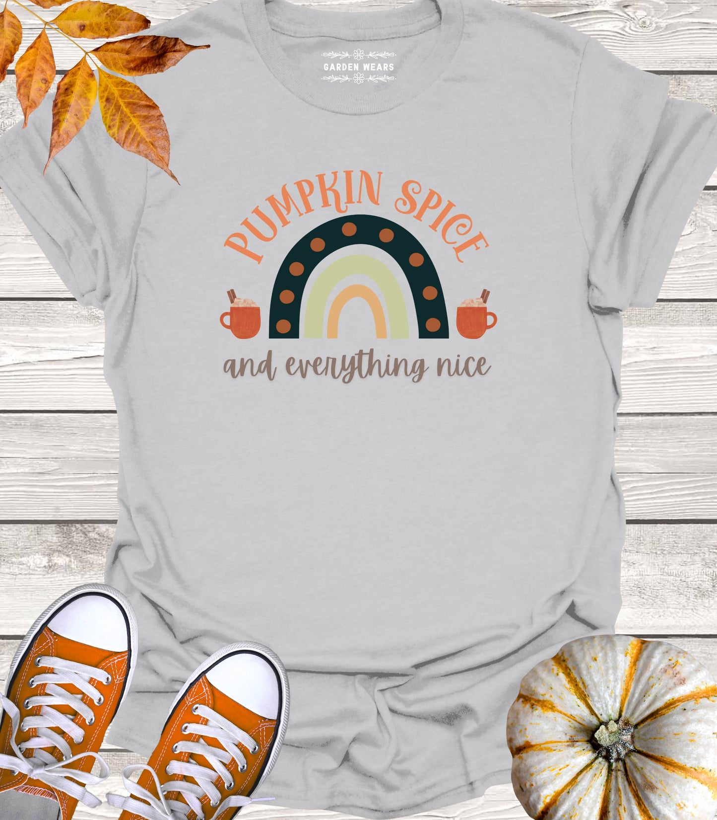 Unisex 100% Cotton T-shirt, Pumpkin Spice & Everything Nice