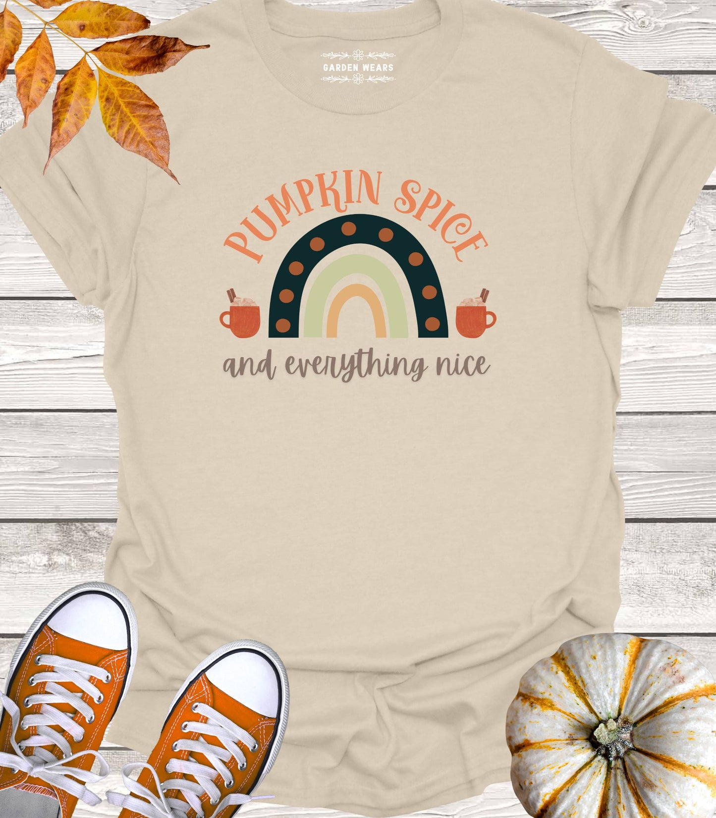 Unisex 100% Cotton T-shirt, Pumpkin Spice & Everything Nice