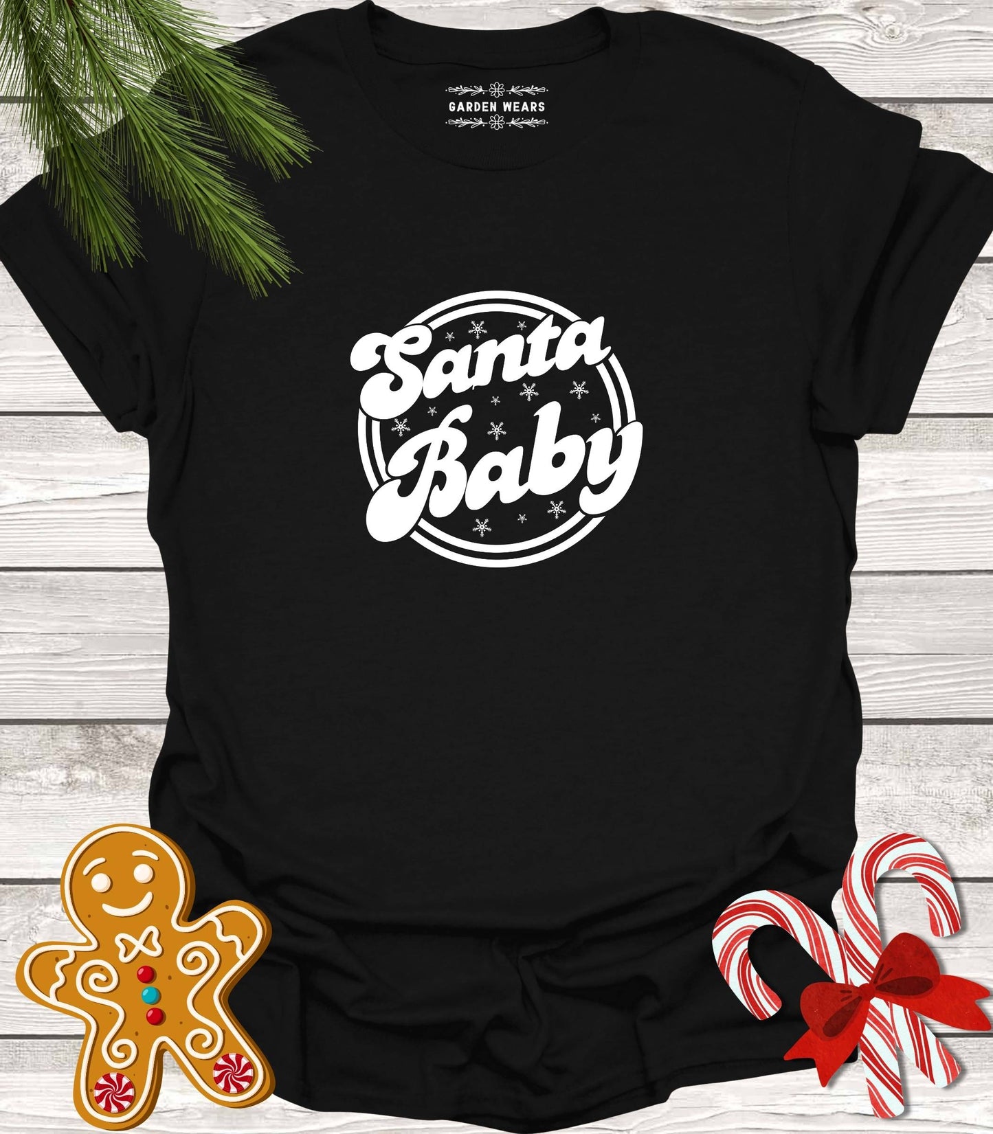 Unisex 100% Cotton T-shirt, Santa Baby