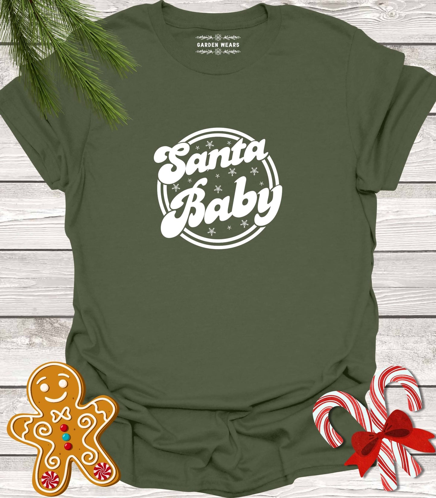 Unisex 100% Cotton T-shirt, Santa Baby