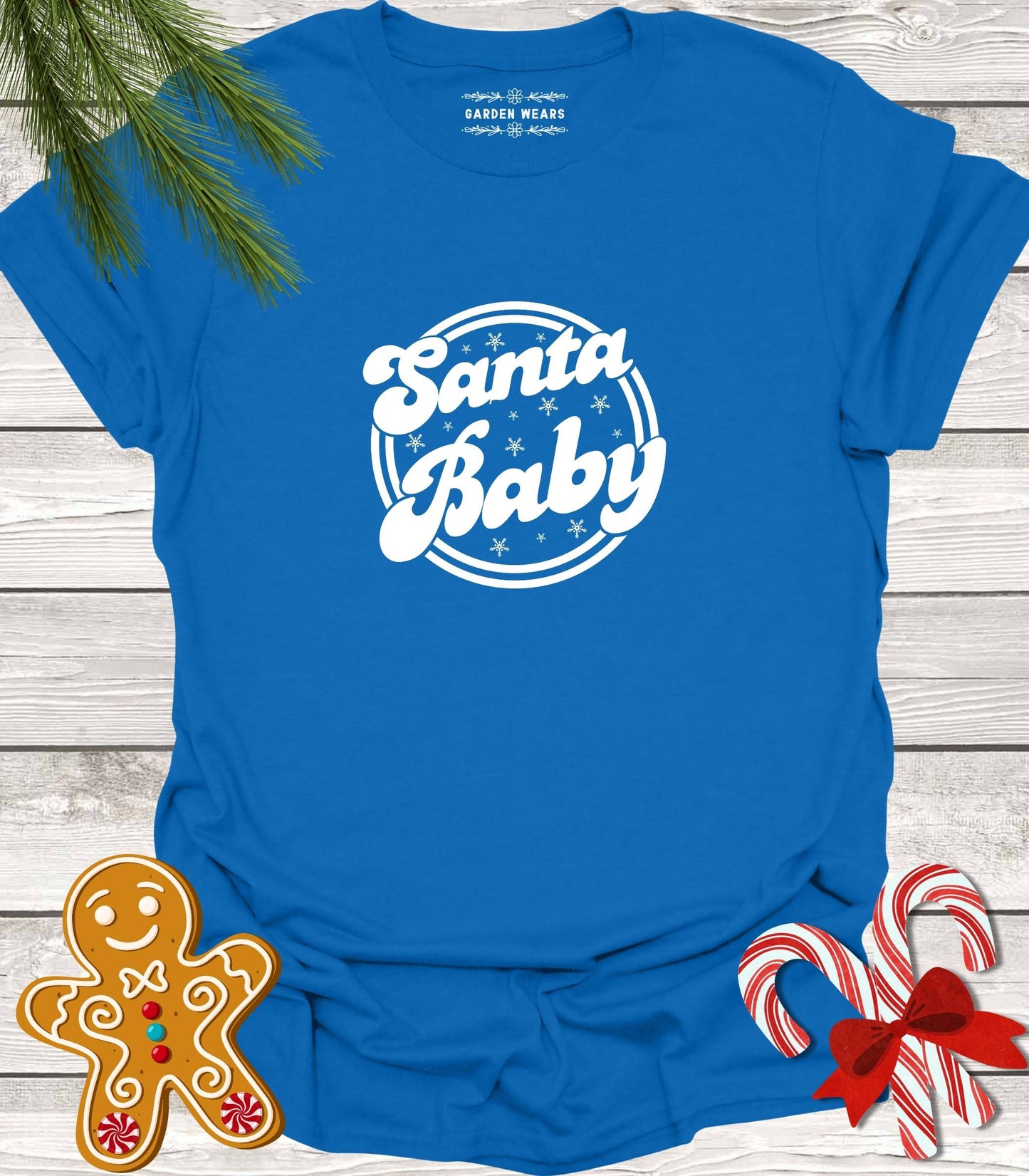 Unisex 100% Cotton T-shirt, Santa Baby