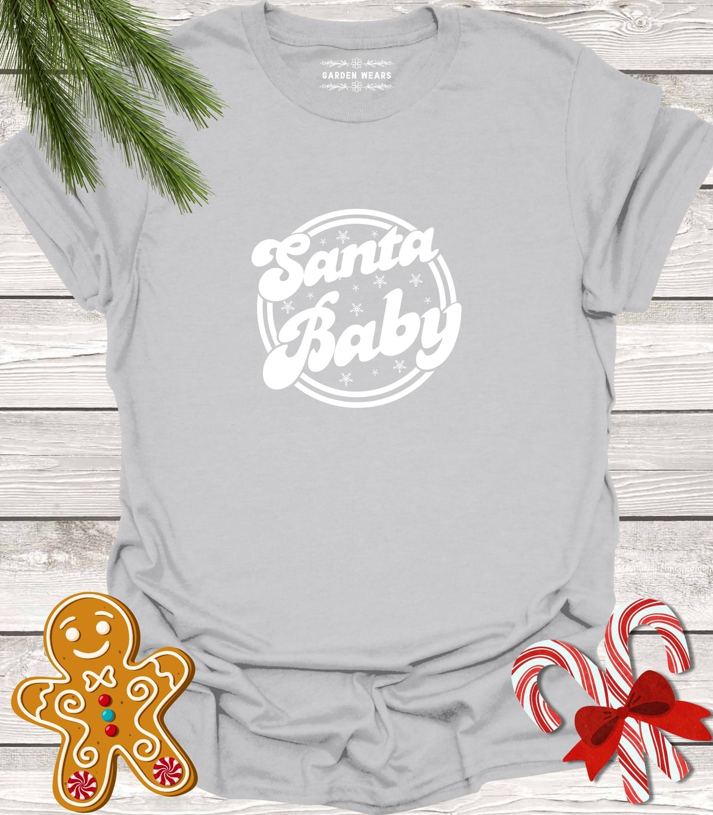 Unisex 100% Cotton T-shirt, Santa Baby