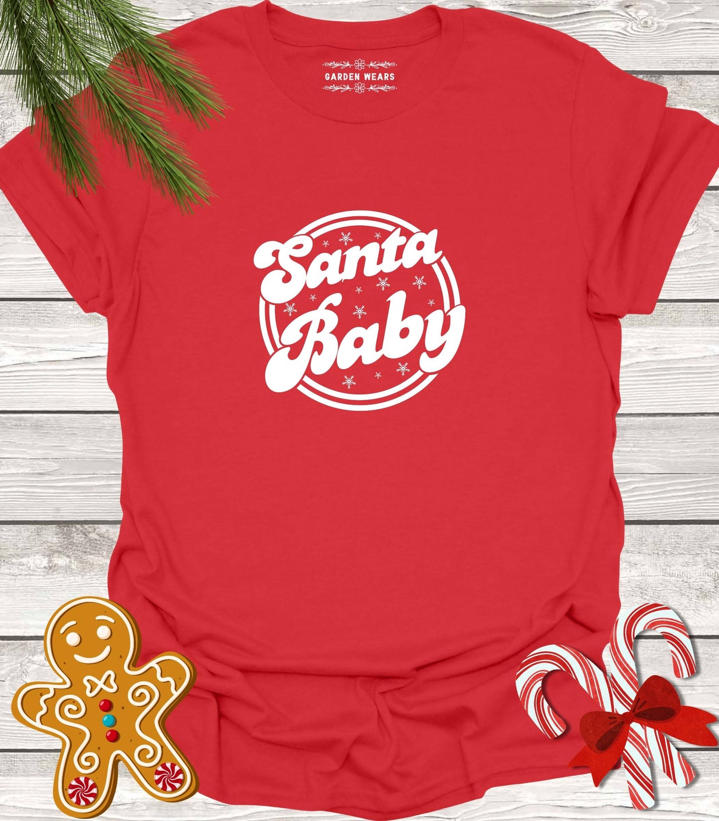 Unisex 100% Cotton T-shirt, Santa Baby