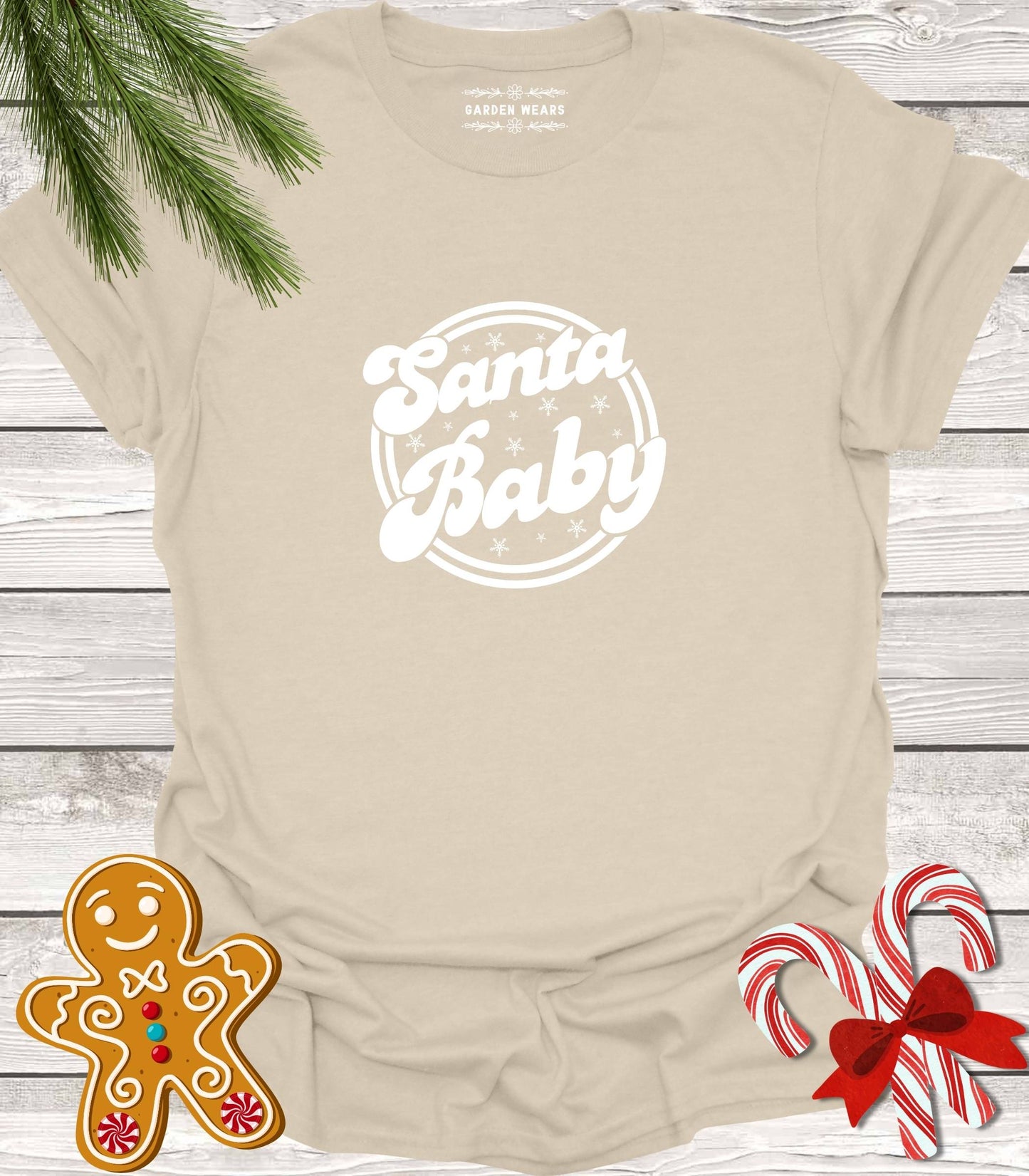 Unisex 100% Cotton T-shirt, Santa Baby