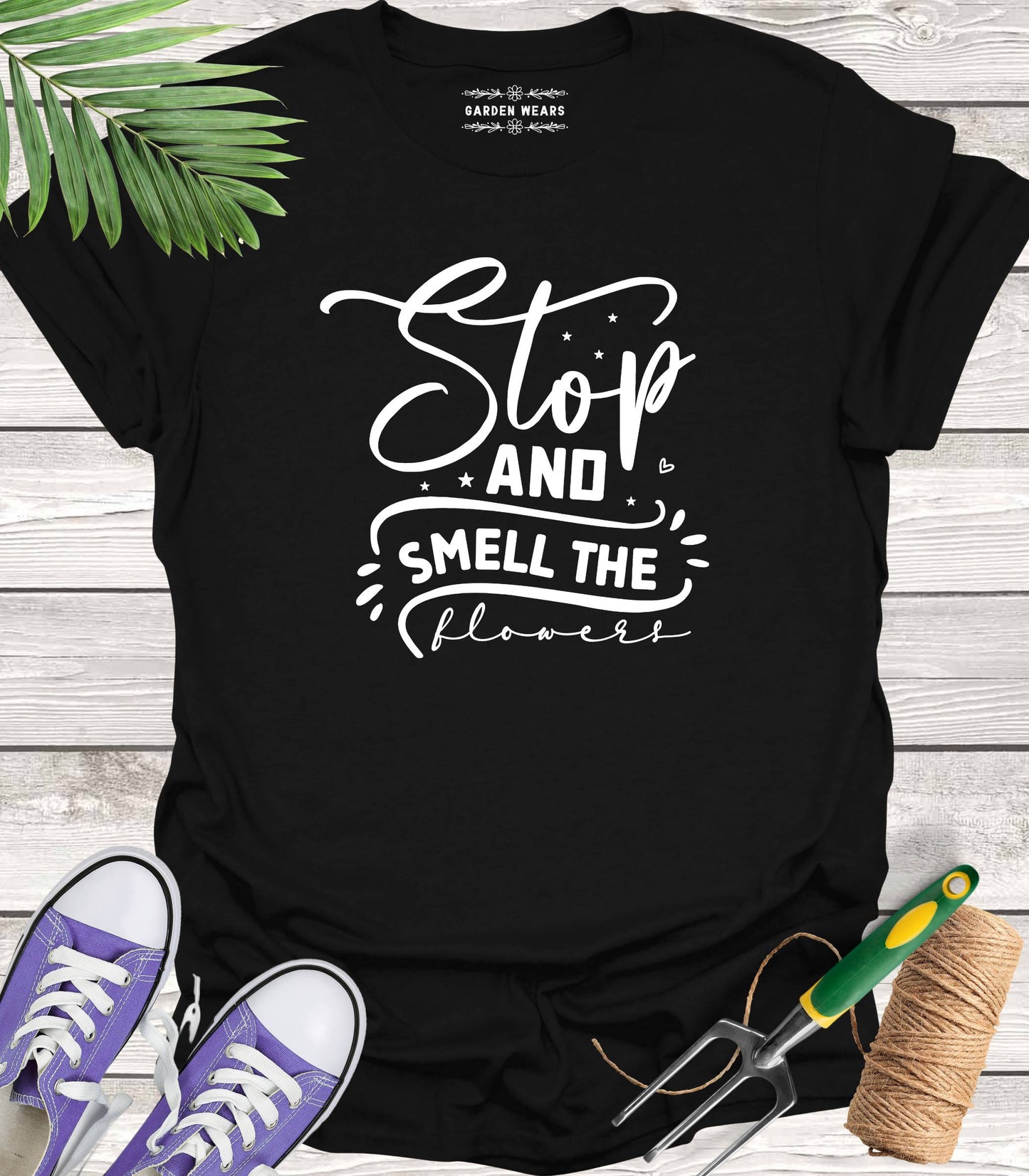 Unisex 100% Cotton T-shirt, Stop & Smell The Flowers