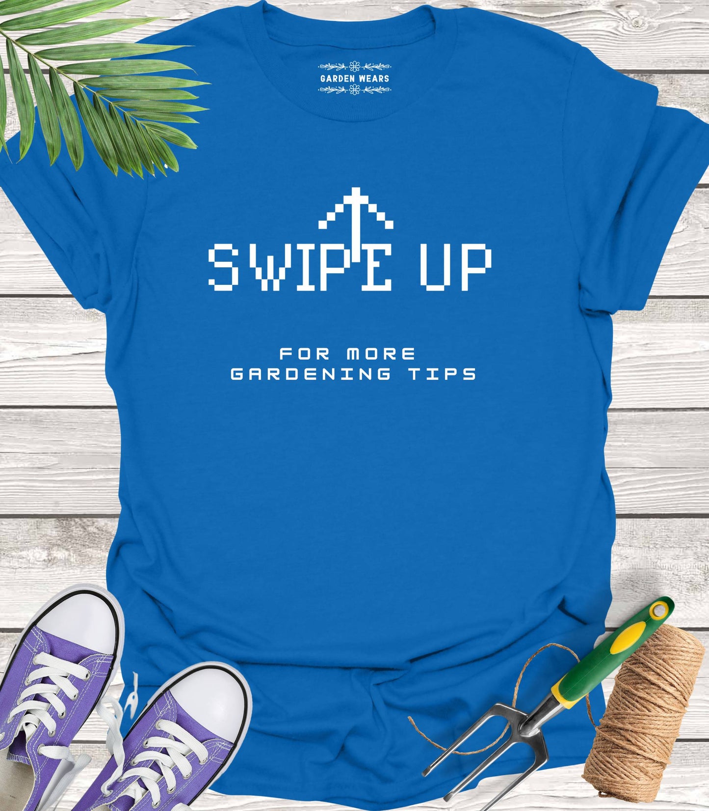 Unisex 100% Cotton T-shirt, Swipe Up For More Gardening Tips