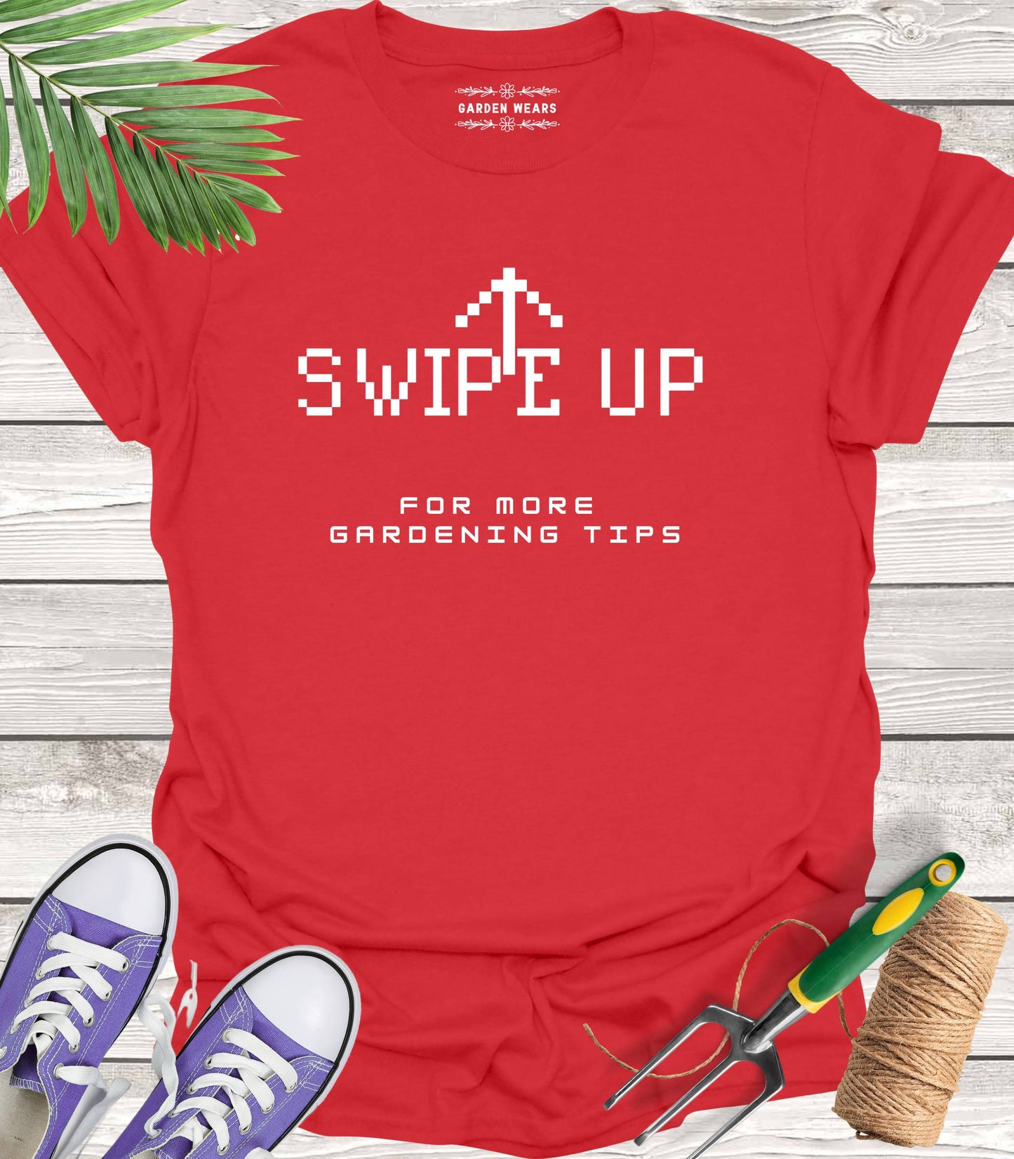 Unisex 100% Cotton T-shirt, Swipe Up For More Gardening Tips