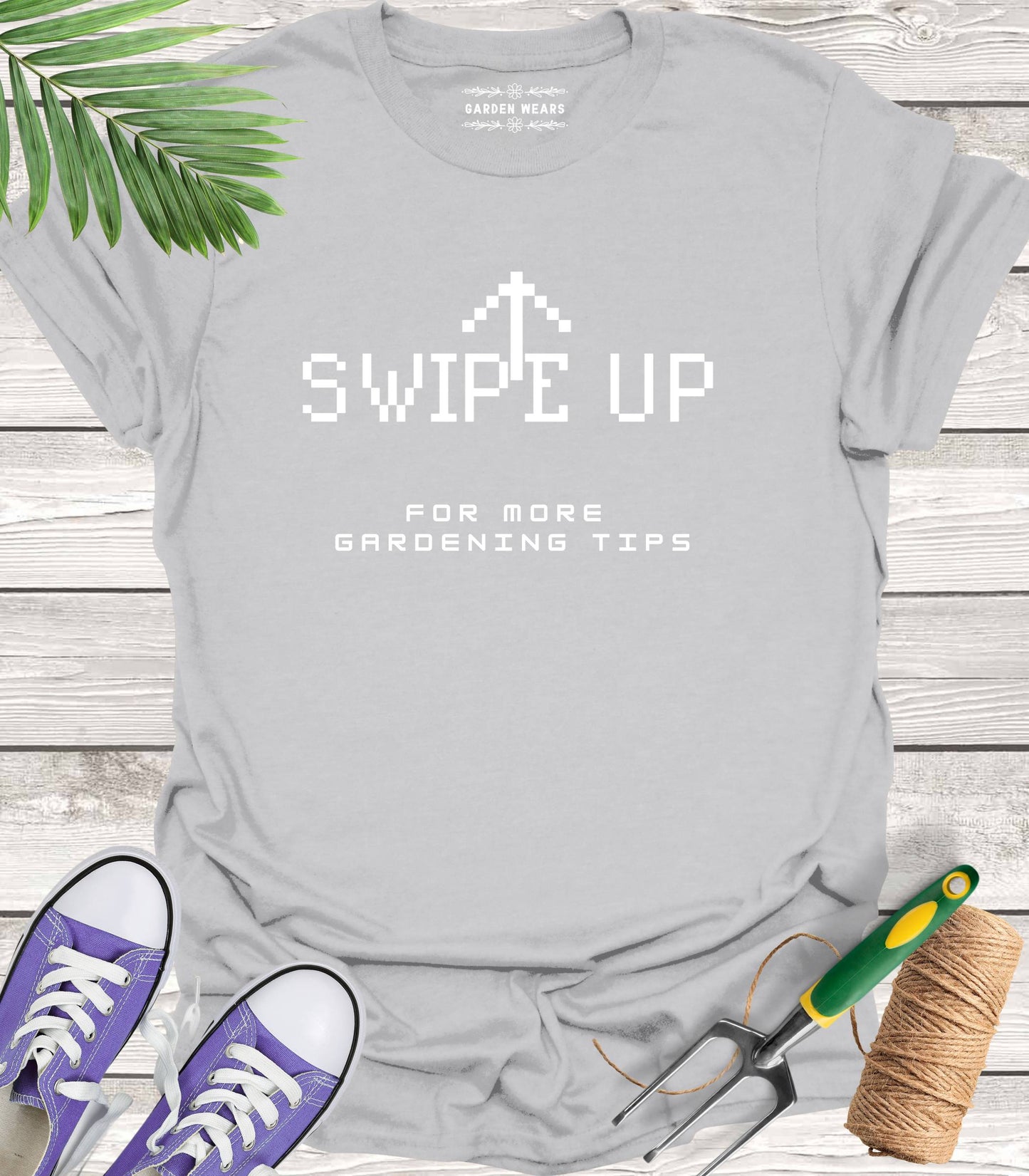 Unisex 100% Cotton T-shirt, Swipe Up For More Gardening Tips