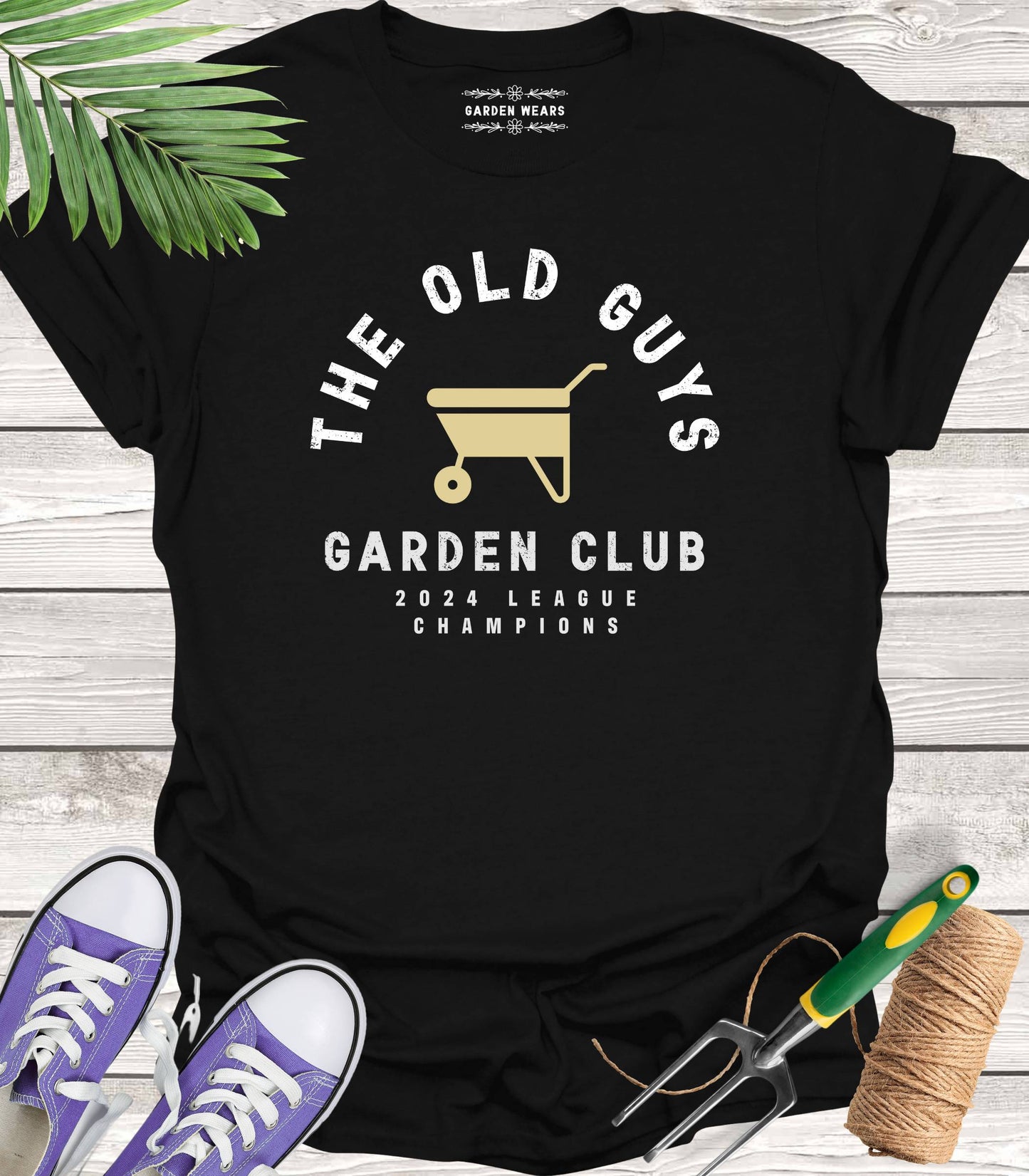 Unisex 100% Cotton T-shirt, Old Guys Garden Club