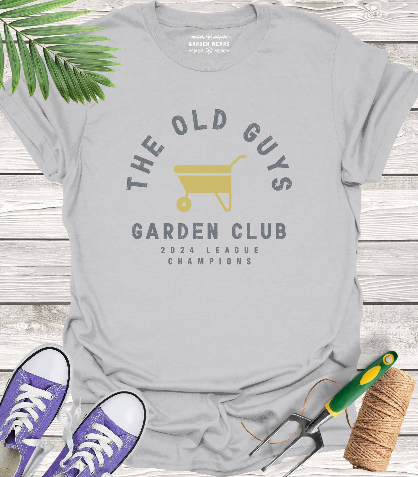 Unisex 100% Cotton T-shirt, Old Guys Garden Club