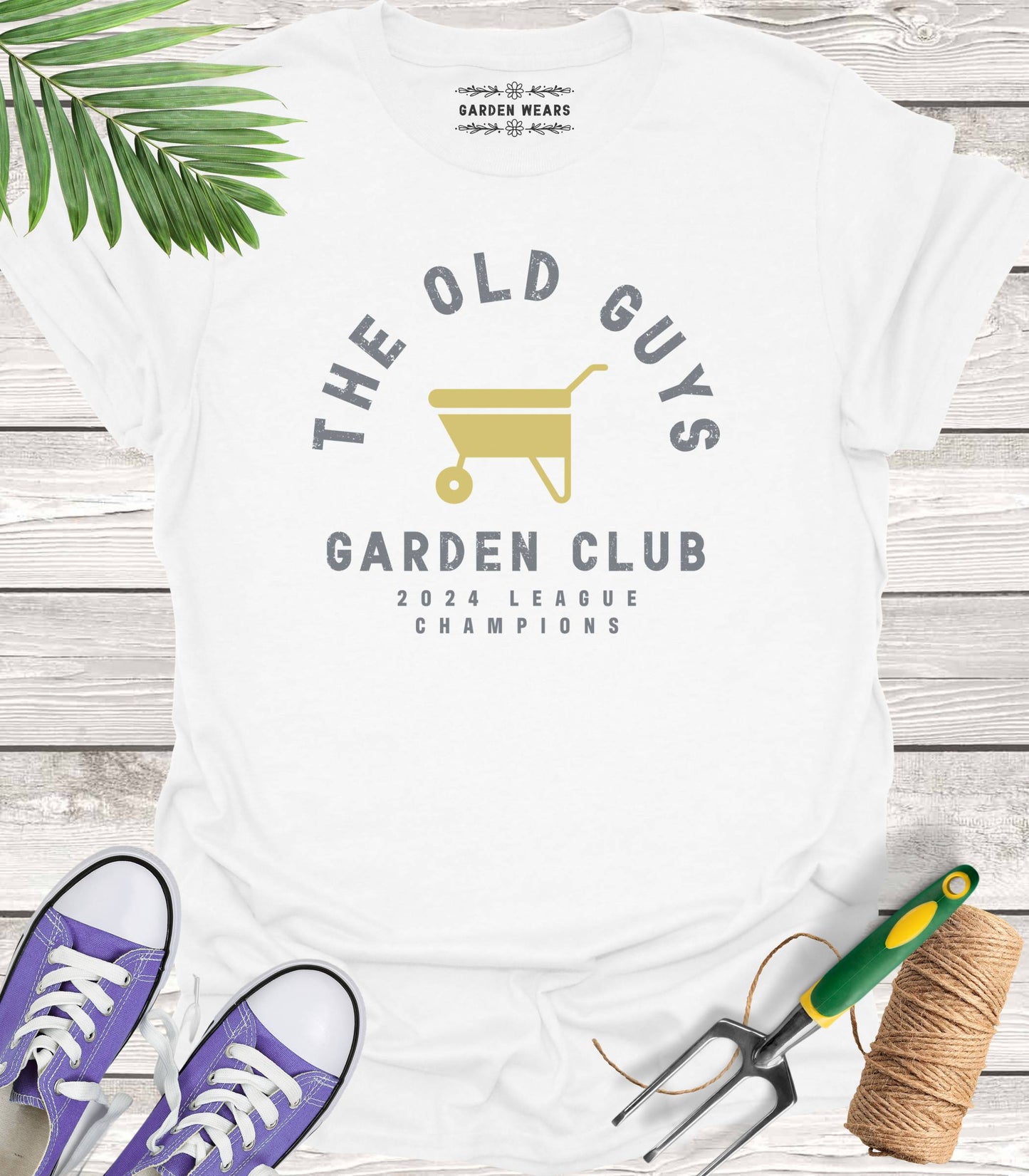 Unisex 100% Cotton T-shirt, Old Guys Garden Club
