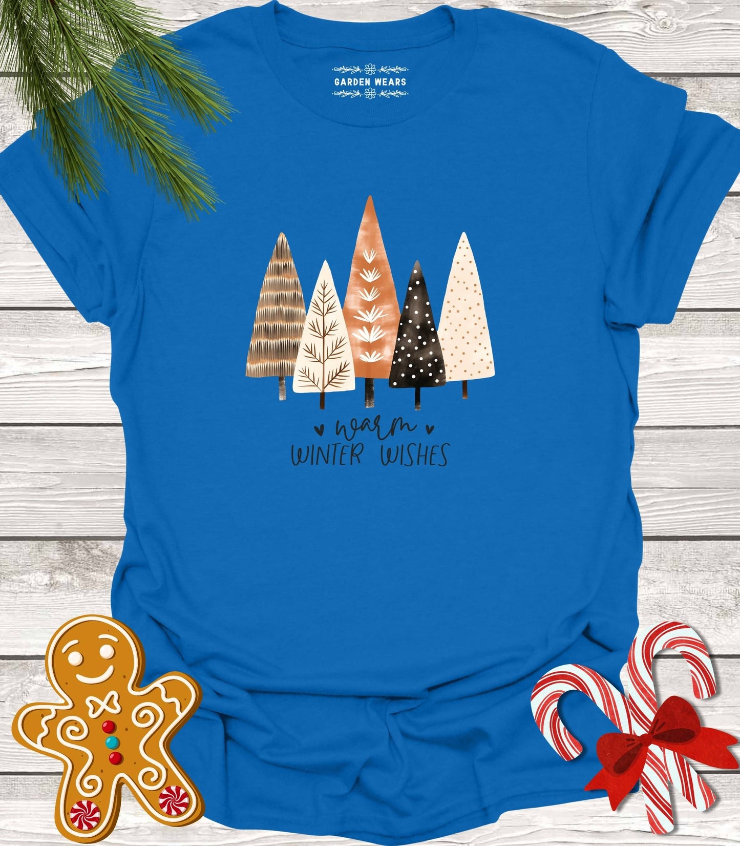 Unisex 100% Cotton T-shirt, Warm Winter Wishes