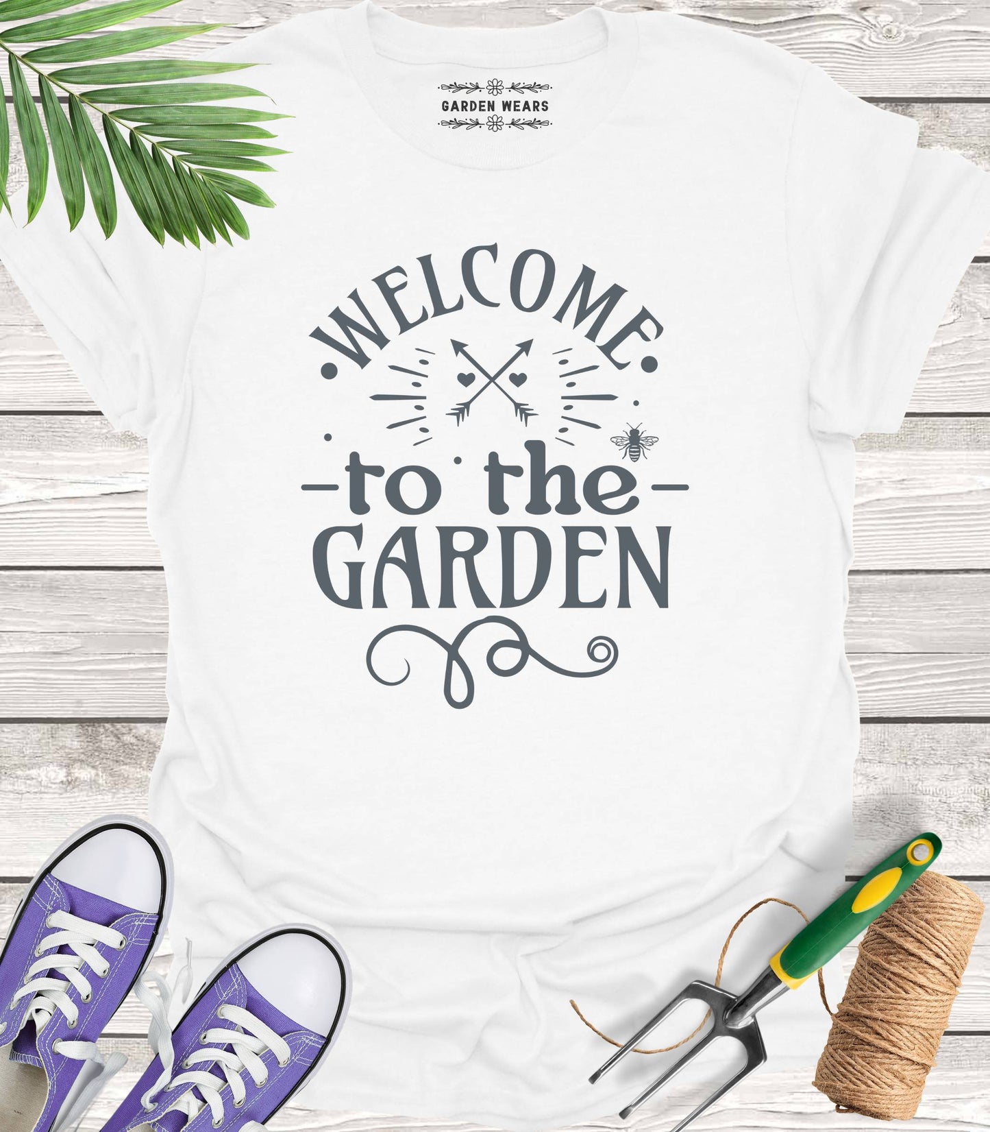 Unisex 100% Cotton T-shirt, Welcome To The Garden