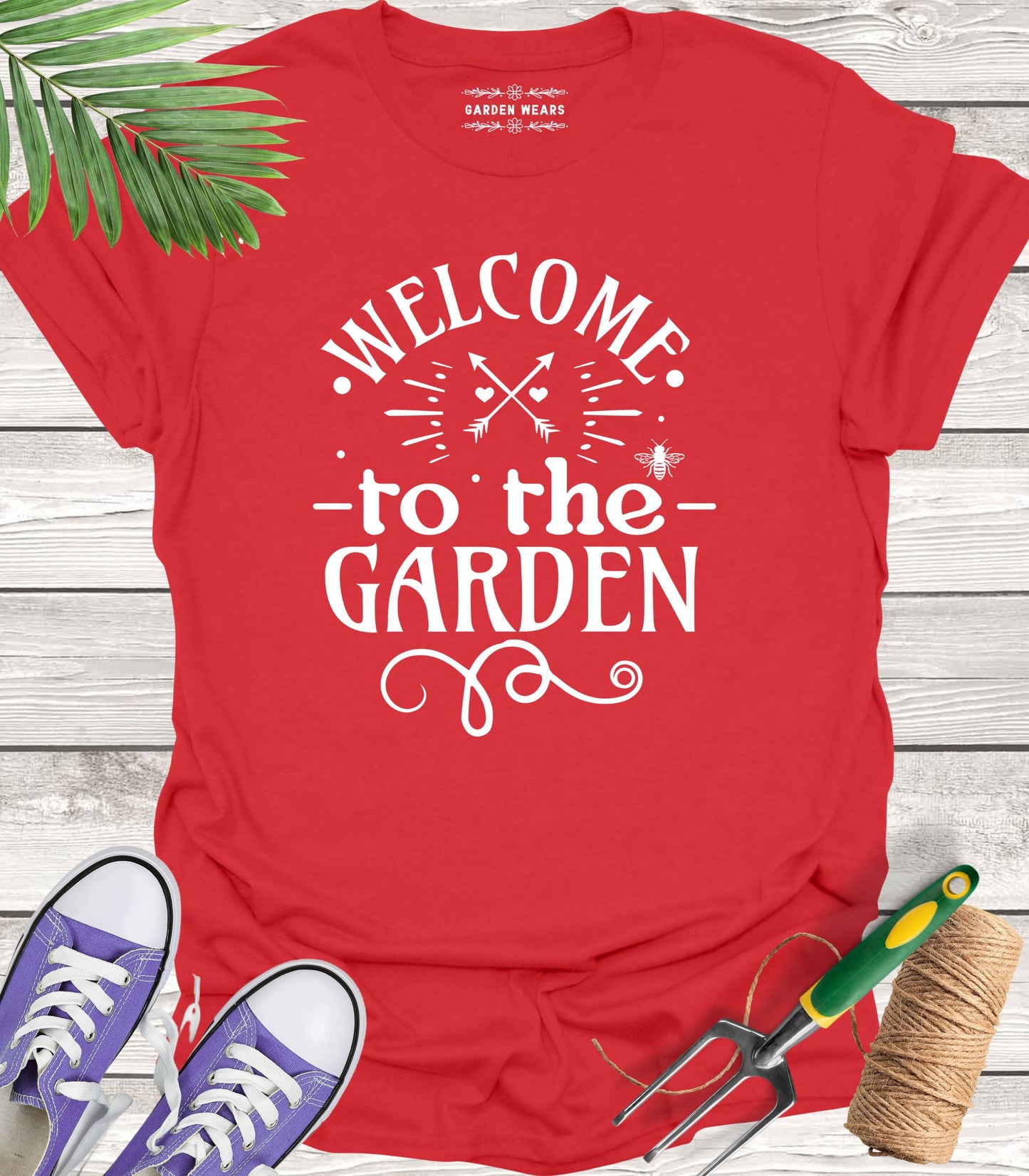 Unisex 100% Cotton T-shirt, Welcome To The Garden