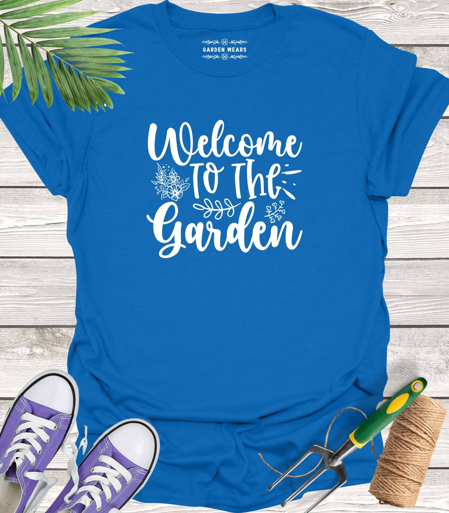 Unisex 100% Cotton T-shirt, Welcome To The Garden