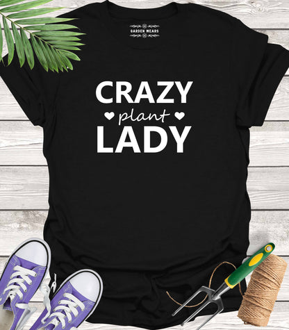 Unisex 100% Cotton T-shirt,  Crazy Plant Lady