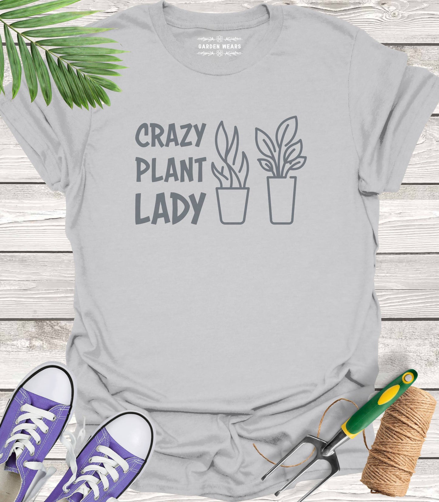 Unisex 100% Cotton T-shirt,  Crazy Plant Lady