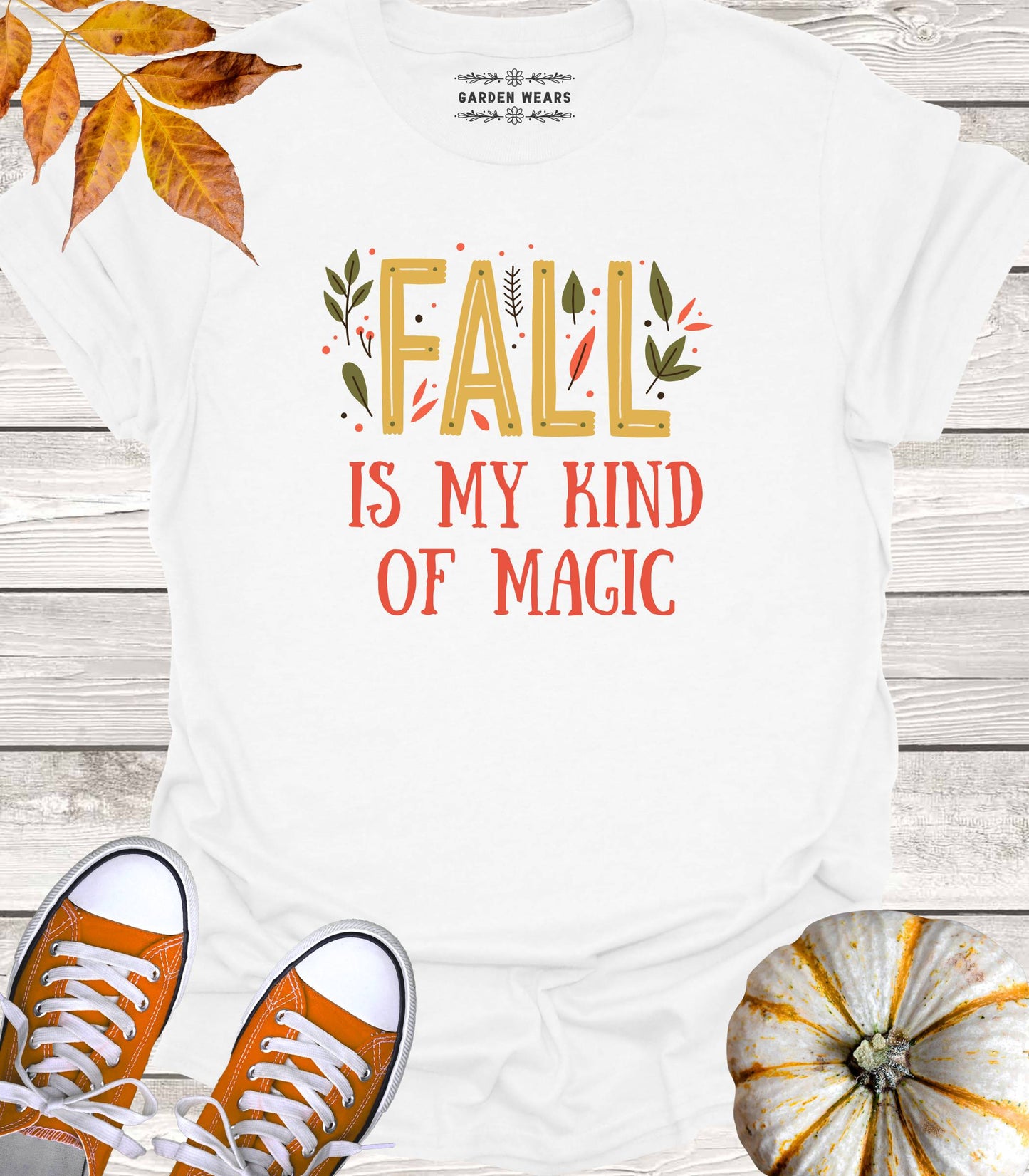 Unisex 100% Cotton T-shirt, Fall Is My Kind Of Magic