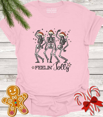 Unisex 100% Cotton T-shirt,  Feelin' Jolly