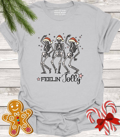 Unisex 100% Cotton T-shirt,  Feelin' Jolly