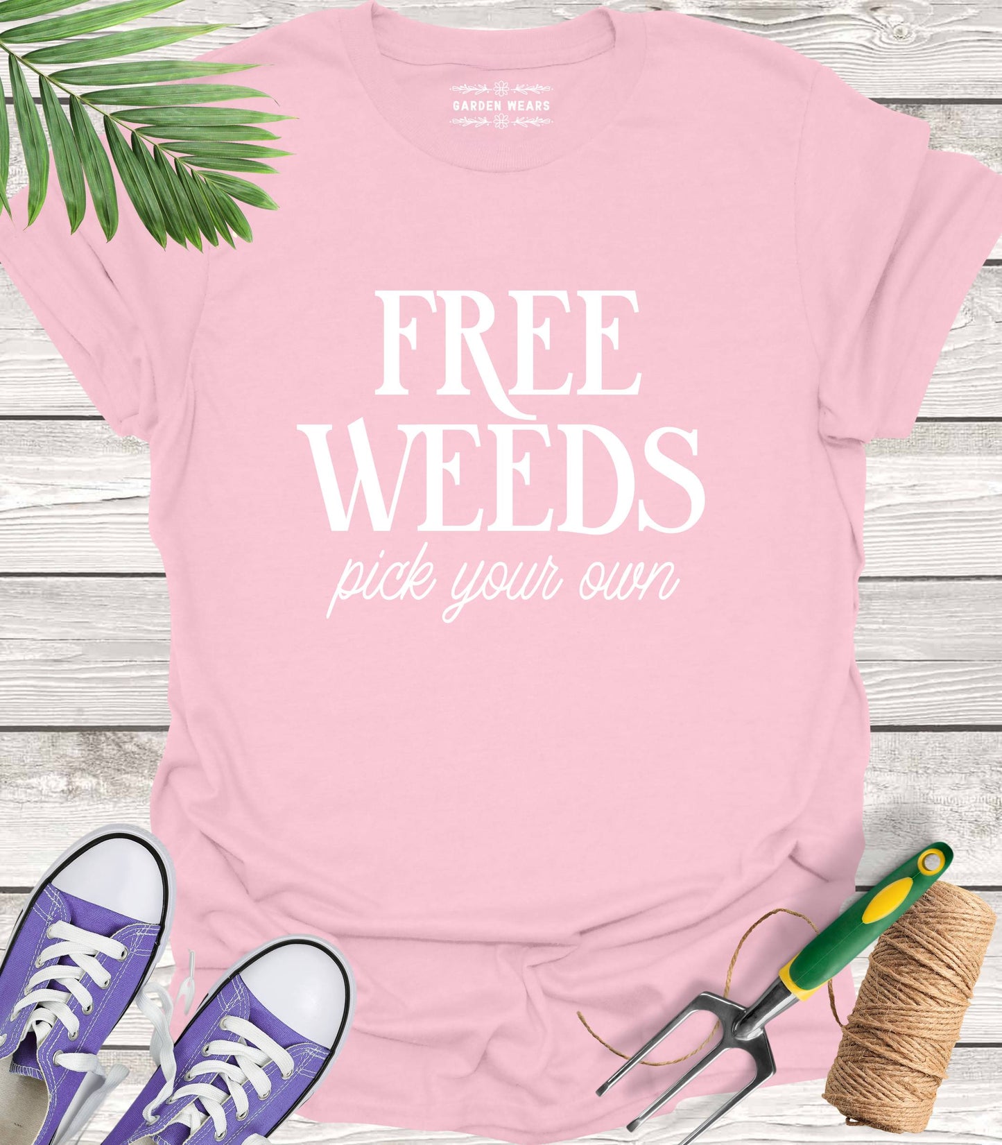 Unisex 100% Cotton T-shirt,  Free Weeds, Pick Your Own