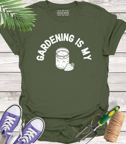 Unisex 100% Cotton T-shirt,  Gardening Is My Jam