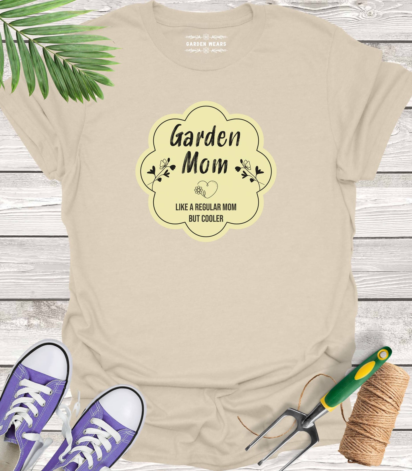 Unisex 100% Cotton T-shirt,  Garden Mom