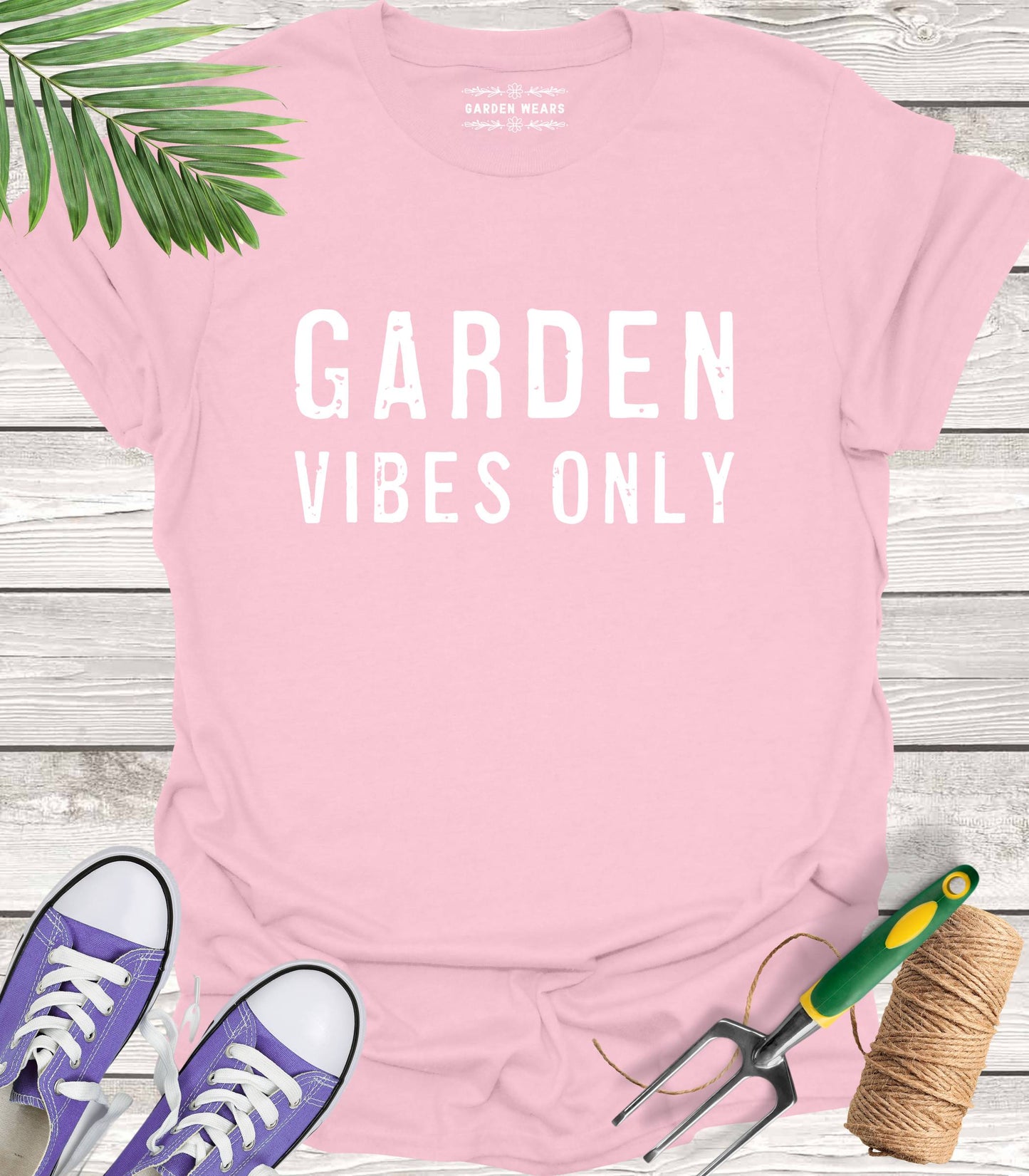 Unisex 100% Cotton T-shirt,  Garden Vibes Only