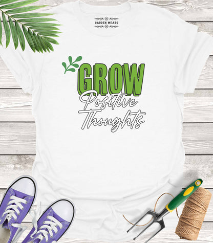 Unisex 100% Cotton T-shirt,  Grow Positive Thoughts