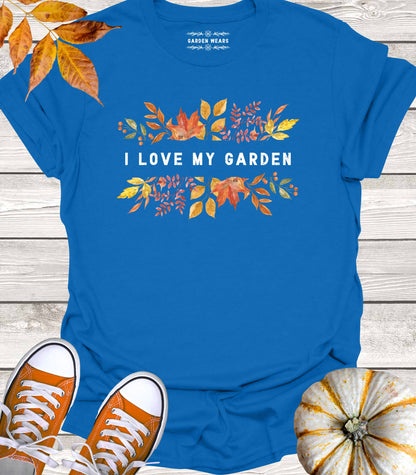 Unisex 100% Cotton T-shirt, I Love My Garden