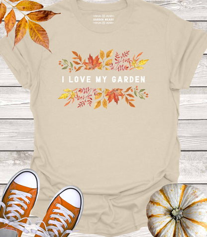 Unisex 100% Cotton T-shirt, I Love My Garden