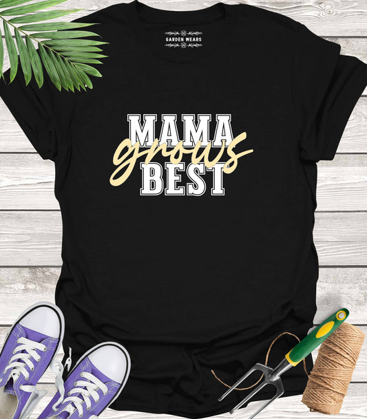 Unisex 100% Cotton T-shirt,  Mama Grows Best