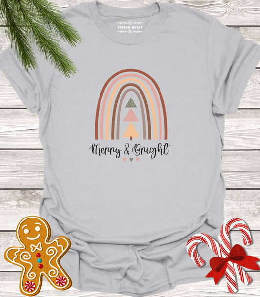 Unisex 100% Cotton T-shirt,  Merry & Bright