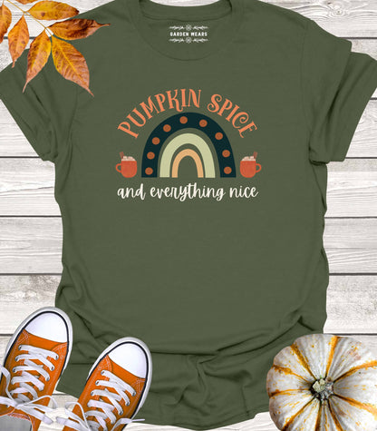 Unisex 100% Cotton T-shirt, Pumpkin Spice & Everything Nice