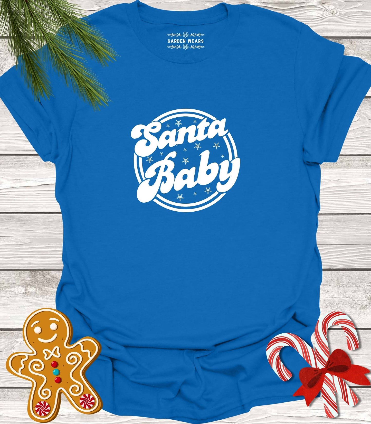 Unisex 100% Cotton T-shirt,  Santa Baby