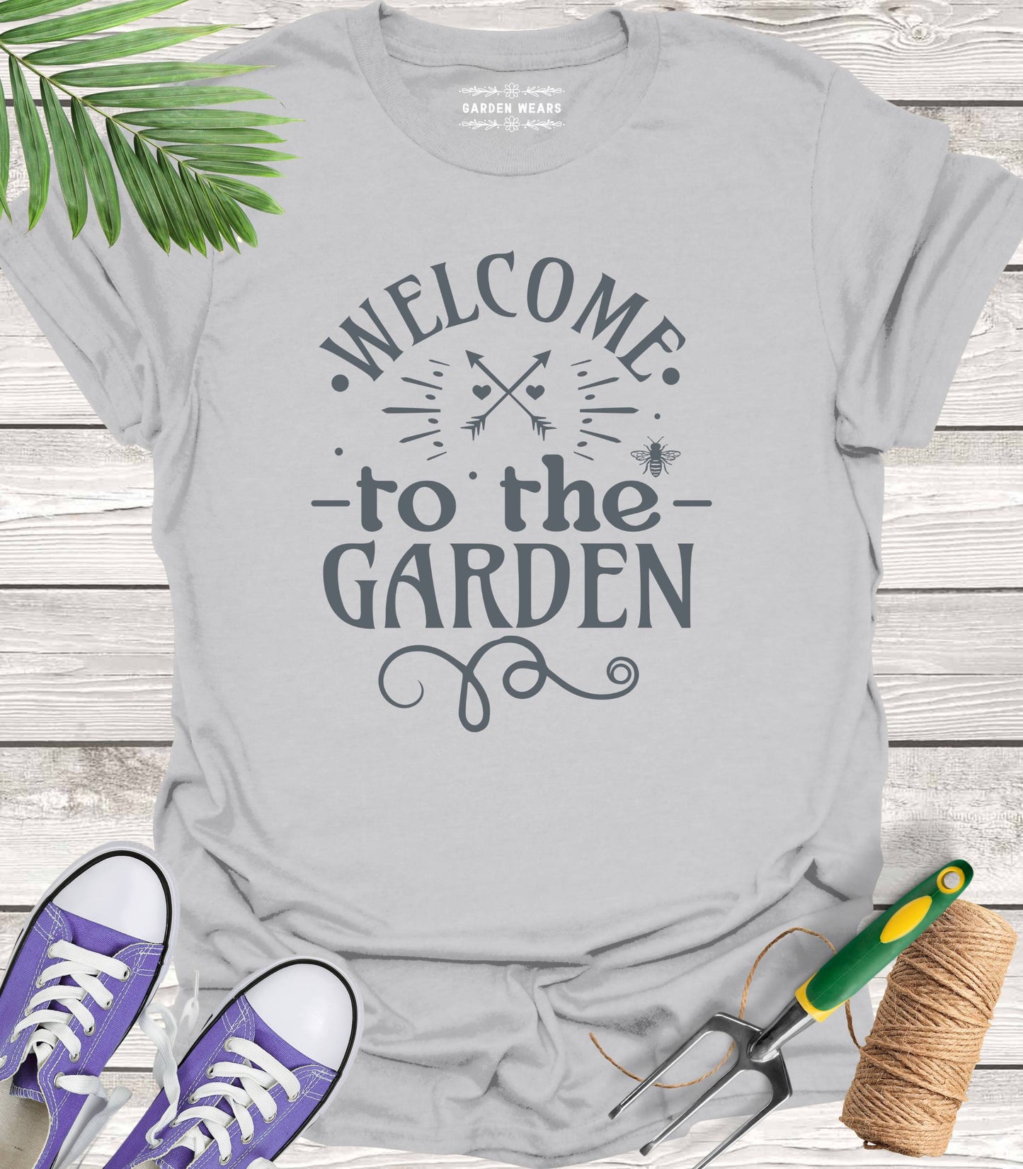 Unisex 100% Cotton T-shirt,  Welcome To The Garden